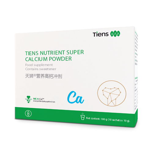 TIENS Super Calciu Nutritiv - Suport esențial pentru oase puternice -10 plicuri x 10 g (100 g)