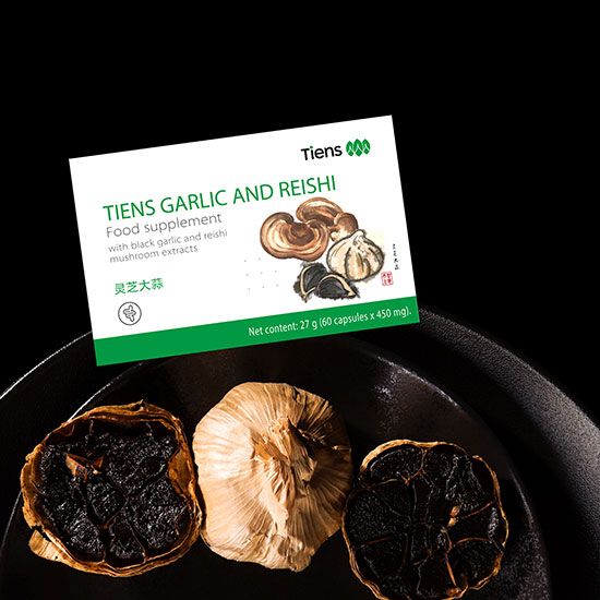 TIENS Usturoi și Reishi - Imunitate puternică - 60 capsule x 450 mg (27,00 g)