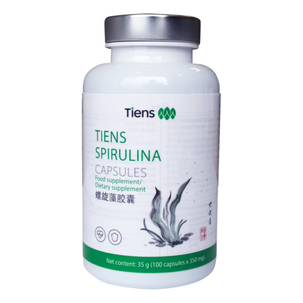 TIENS Spirulină – Detoxifiere zilnică - 100 capsule x 350 mg (35 g)