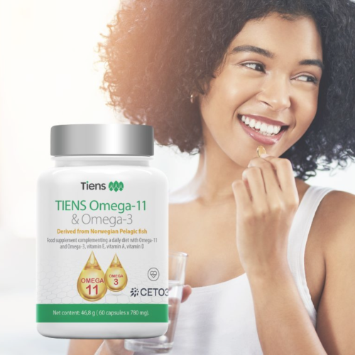 untitled_design_1_1x TIENS Omega-11 și Omega-3 -Echilibru cardiovascular - 60 capsule x 780 mg (46,8 g) Dezlănțuiți puterea propriei producții de Omega-3 a organismului dumneavoastră cu formula patentată CETO3.